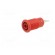 Socket | 4mm banana | 32A | 1kV | Cutout: Ø12.2mm | red | nickel plated image 2