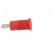 Socket | 4mm banana | 32A | 1kV | Cutout: Ø12.2mm | red | nickel plated image 7