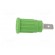Socket | 4mm banana | 32A | 1.5kVDC | green | nickel plated | on panel image 3