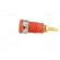 Socket | 4mm banana | 32A | 1kVDC | red | gold-plated | on panel | 40mm image 3