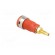 Socket | 4mm banana | 32A | 1kV | red | gold-plated | on panel | 40mm | 5mΩ image 4