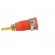 Socket | 4mm banana | 32A | 1kV | red | gold-plated | on panel | 40mm | 5mΩ image 7