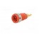 Socket | 4mm banana | 32A | 1kV | red | gold-plated | on panel | 40mm | 5mΩ image 2