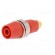 Socket | 4mm banana | 32A | 1kVDC | red | gold-plated | screw | insulated image 2