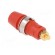 Socket | 4mm banana | 32A | 1kVDC | red | gold-plated | screw | insulated image 4
