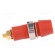 Socket | 4mm banana | 32A | 1kVDC | red | gold-plated | screw | insulated image 7