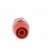 Socket | 4mm banana | 32A | 1kVDC | red | gold-plated | screw | insulated image 9