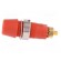 Socket | 4mm banana | 32A | 1kVDC | red | gold-plated | screw | insulated image 3