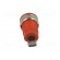 Socket | 4mm banana | 32A | 1kVDC | red | nickel plated | on panel | 35mm image 5