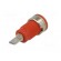 Socket | 4mm banana | 32A | 1kVDC | red | nickel plated | on panel | 35mm image 6