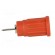 Socket | 4mm banana | 32A | 1.5kVDC | red | nickel plated | on panel image 7