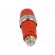 Socket | 4mm banana | 32A | 1kVDC | red | nickel plated | screw | 39mm image 5