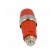 Socket | 4mm banana | 32A | 1kVDC | red | nickel plated | screw | 39mm image 6