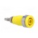 Socket | 4mm banana | 32A | 1kVDC | yellow | nickel plated | on panel paveikslėlis 8
