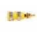 Socket | 4mm banana | 32A | 1kVDC | yellow | gold-plated | screw | 39mm image 3