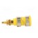 Socket | 4mm banana | 32A | 1kVDC | yellow | gold-plated | screw | 39mm image 7