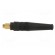 Socket | 4mm banana | 32A | 30VAC | 60VDC | 50mm | black | gold-plated фото 3