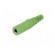 Socket | 4mm banana | 32A | 70VDC | green | nickel plated | on cable image 2