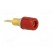 Socket | 4mm banana | 32A | 33VAC | 70VDC | red | gold-plated | -25÷80°C image 8