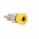 Socket | 4mm banana | 32A | 33VAC | 70VDC | yellow | nickel plated | 10mΩ image 8