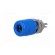 Socket | 4mm banana | 32A | 60VDC | blue | nickel plated | insulated image 2