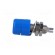 Socket | 4mm banana | 32A | 60VDC | blue | nickel plated | insulated image 3