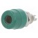 Socket | 4mm banana | 32A | 60VDC | green | screw | Overall len: 23.5mm paveikslėlis 1