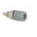 Socket | 4mm banana | 32A | 60VDC | grey | nickel plated | insulated image 8