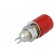 Socket | 4mm banana | 32A | 60VDC | red | nickel plated | screw,on panel фото 6