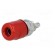 Socket | 4mm banana | 32A | 60VDC | red | nickel plated | screw,on panel фото 2