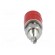 Socket | 4mm banana | 32A | 60VDC | red | nickel plated | screw,on panel фото 5