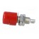Socket | 4mm banana | 32A | 60VDC | red | nickel plated | screw,on panel image 3