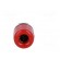 Socket | 4mm banana | 32A | 60VDC | red | nickel plated | on panel,screw image 9