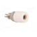 Socket | 4mm banana | 32A | 60VDC | white | nickel plated | insulated image 8