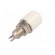 Socket | 4mm banana | 32A | 60VDC | white | nickel plated | insulated image 6