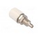 Socket | 4mm banana | 32A | 60VDC | white | nickel plated | insulated image 4