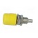 Socket | 4mm banana | 32A | 60VDC | yellow | nickel plated | insulated image 3