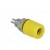 Socket | 4mm banana | 32A | 60VDC | yellow | nickel plated | insulated image 8