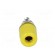 Socket | 4mm banana | 32A | 60VDC | yellow | nickel plated | insulated image 9