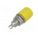 Socket | 4mm banana | 32A | 60VDC | yellow | nickel plated | insulated image 6