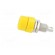 Socket | 4mm banana | 32A | 60VDC | yellow | screw | Overall len: 23.5mm image 3