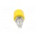 Socket | 4mm banana | 32A | 60VDC | yellow | screw | Overall len: 23.5mm image 5