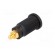 Socket | 4mm banana | 32A | black | gold-plated | screw,on panel | 32mm image 6