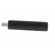 Socket | 4mm banana | 32A | black | nickel plated | screw | insulated image 8