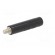 Socket | 4mm banana | 32A | black | nickel plated | screw | insulated image 7