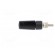 Socket | 4mm banana | 32A | black | on panel | 45mm | Contacts: brass фото 3