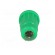 Socket | 4mm banana | 32A | green | nickel plated | on panel | insulated image 5