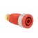 Socket | 4mm banana | 32A | red | gold-plated | screw,on panel | 32mm image 8