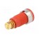 Socket | 4mm banana | 32A | red | gold-plated | screw,on panel | 32mm image 6