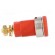 Socket | 4mm banana | 32A | red | gold-plated | screw,on panel | 32mm image 7